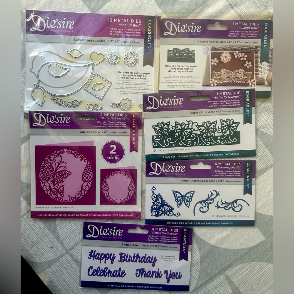 Bundle dies Die’sire 6 die set